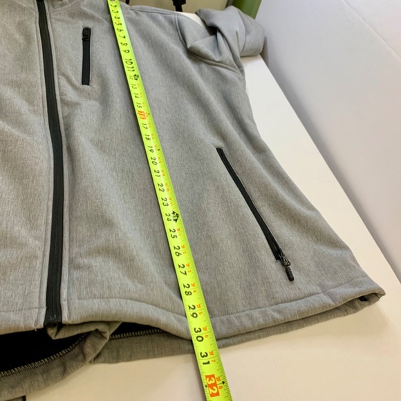 Men’s Iceberg Outerwear Thermal gray fleece lined full zip winter snow ski - Picture 11 of 14